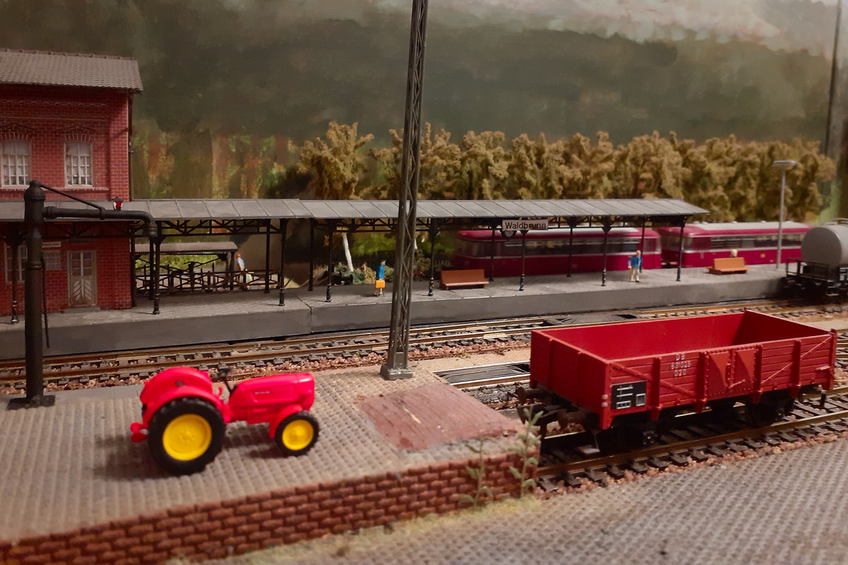 Tractor op kopperron